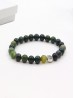 Tree Agate Bead Bracelets with Gift Box. 